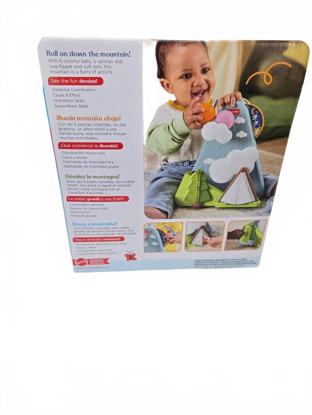 Fisher-Price Roll & Rattle Cloud Toy - Picture 4 of 4